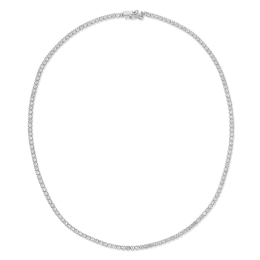 NWOT Luv AJ Prong Set Tennis Necklace